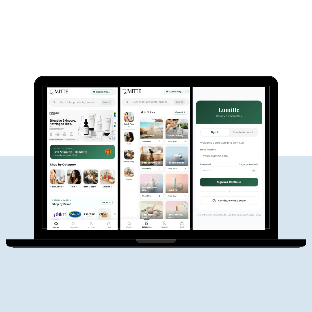 Lumitte Website