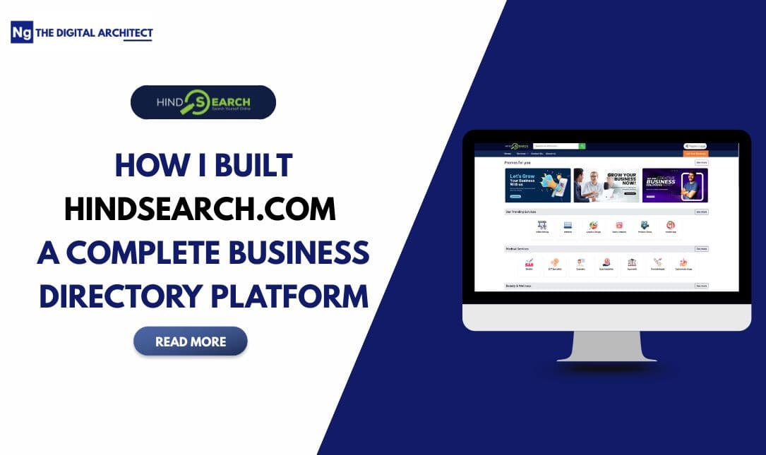 How I Built HindSearch.com – A Complete Business Directory Platform