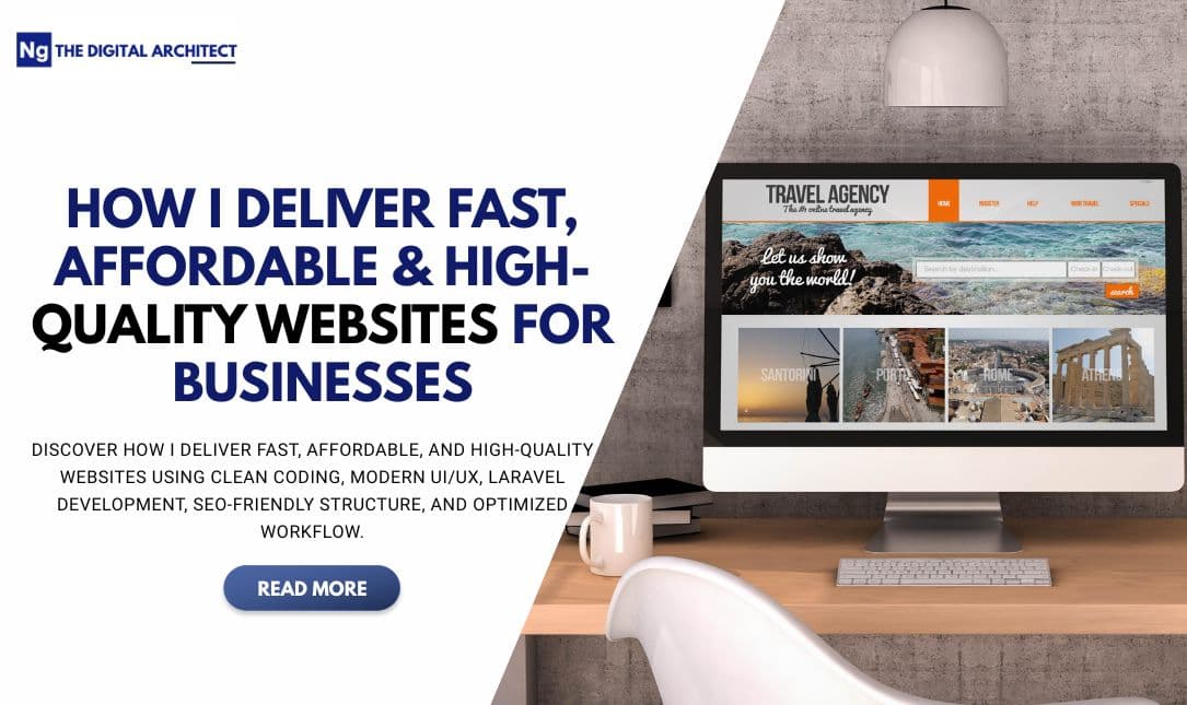 How I Deliver Fast, Affordable & High-Quality Websites for Businesses
